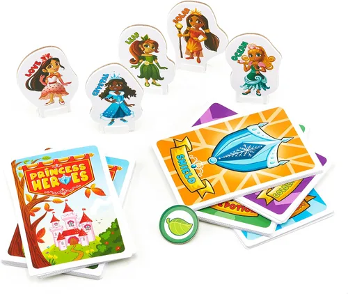 Vista 6 de Juego de mesa Princess Heroes – Juego cooperativo de castillo de princesa para niños de 4 años en adelante – Los niños desarrollan nuevas