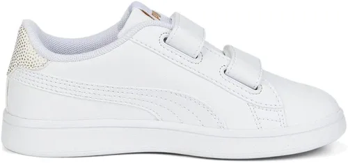 Vista 2 de PUMA - Zapatos de preescolar Smash V2 Metallics V
