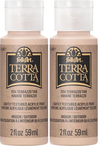 Vista 17 de FolkArt, Snowbank Pintura Acrílica Surtida 2 fl oz / 59ml Terra Cotta Para Manualidades DIY Fáciles de Aplicar, Suministros de Arte Con Acabado