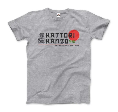 Vista 5 de Hattori Hanzo, Sushi and Swordsmithing T-Shirt (Adults, Kids, Short & Long Sleeve)