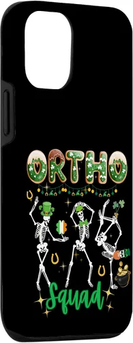 Vista 3 de Funda ortopédica a juego para iPhone 15 Ortho St Patricks Squad