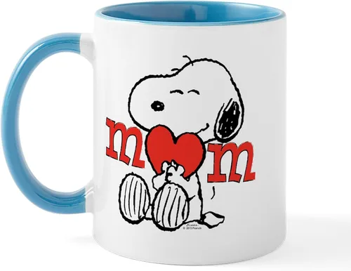 Vista 17 de CafePress Snoopy Mom Hug Mugs Taza de café de cerámica de 11 oz (11.0 fl oz)