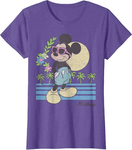 Vista 23 de Disney Mickey and Friends Mickey Retro Beach Camiseta S Gris Oscuro