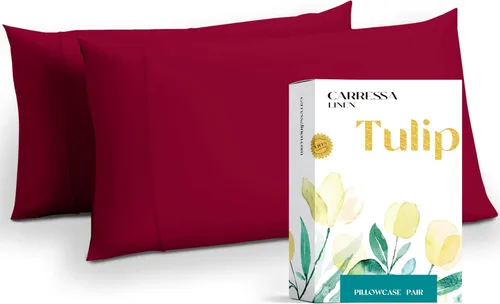 Vista 46 de Carressa Linen - Juego de sábanas individuales 100% algodón egipcio - Juego de sábanas individuales de 800 hilos de algodón egipcio