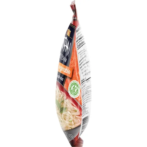 Vista 12 de Thai Kitchen Sopa instantánea de fideos de arroz con ajo y verduras sin gluten, 1.6 oz