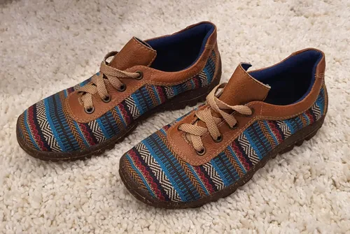 Vista 2 de Wayuu - Botines unisex, tejido a mano