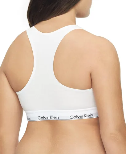 Vista 2 de Calvin Klein - Brasier de algodón moderno, sin alambres y sin forro para mujer