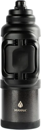 Vista 14 de Manna Titan - Jarra de acero inoxidable con aislamiento al vacío, 4 litros, recubrimiento en polvo negro