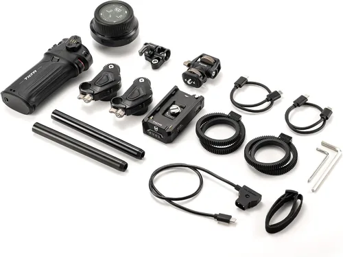 Vista 2 de Kit de Manija de Control Tilta Nucleus Nano II - Sistema de Control de Lente Inalámbrico Incluye Rueda Manual, 2 Motores, Manija de Energía + Más