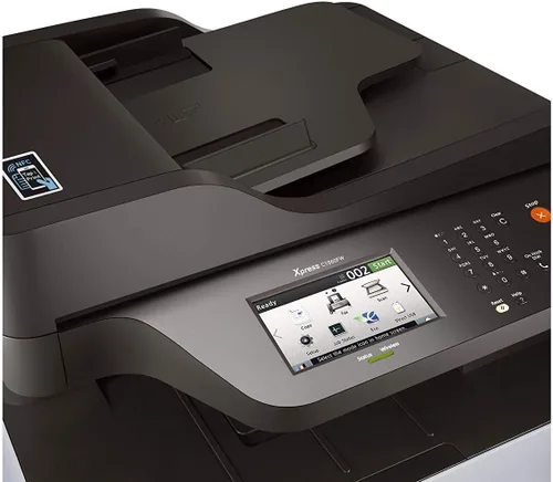 Vista 15 de Samsung SL-C1860FW/XAA impresora color inalámbrica con escáner, copiadora y fax
