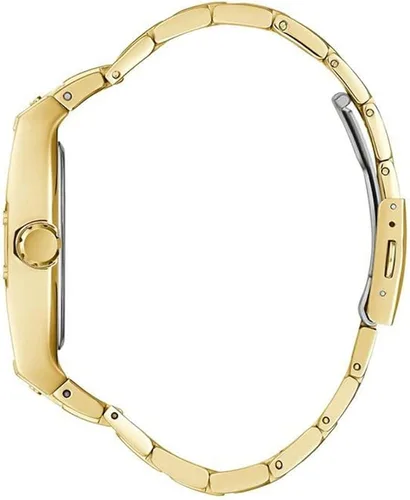 Vista 2 de GUESS Reloj multifunción con esfera expuesta en tono dorado para hombre Oro