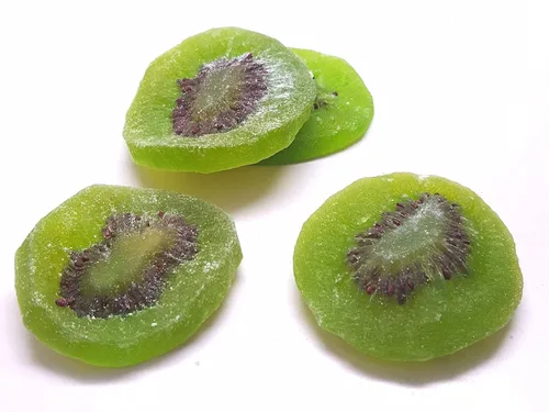 Vista 7 de Kiwi, rebanadas secas, perfectas para hornear y aperitivos, vegano, bajo en calorías, tropical, picante, delicioso, satisfactorio, fácil de usar
