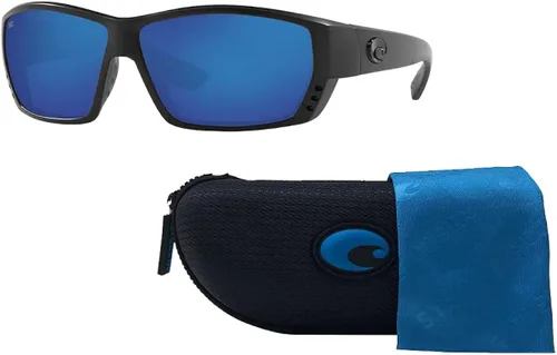 Vista 3 de Costa Tuna Alley 6S9009 - Lentes de sol rectangulares para hombre paquete con kit de cuidado de gafas de cortesía de diseñador iWear