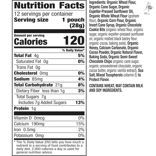 Vista 51 de Annie's Organic Chocolate Bunny Graham Snacks, 7.5 onzas