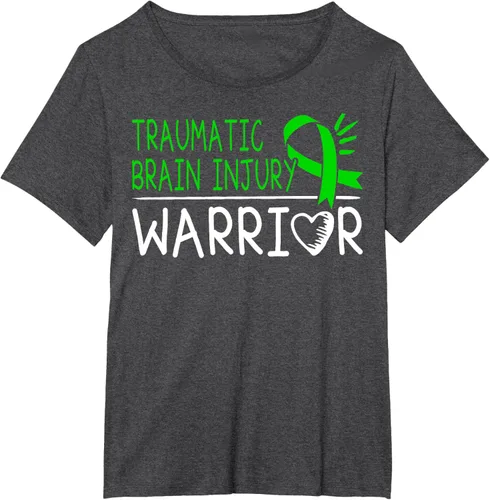 Vista 26 de Camiseta de lesión intracraneal - Camiseta de conciencia TBI, Negro, S