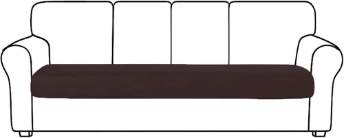 Vista 8 de Fundas de cojín para asiento de sofá, impermeables, fundas de cojín elásticas para sofá, protector de muebles con parte inferior elástica, fundas