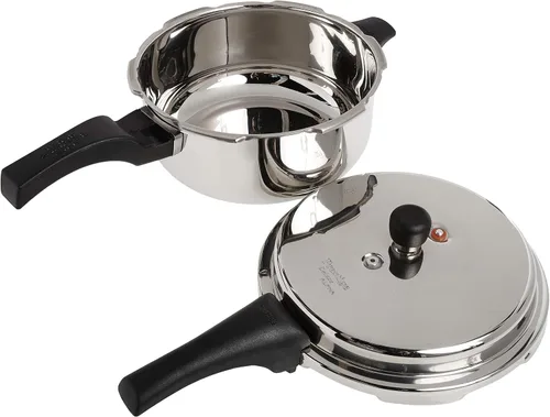Vista 4 de Prestige Deluxe Olla de presión profunda de acero inoxidable de 5 litros