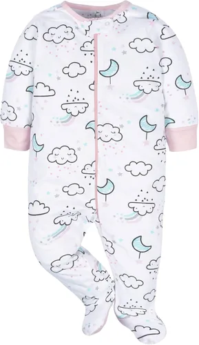 Vista 3 de Gerber Paquete de 4 mamelucos Sleep 'N Play para bebé niña
