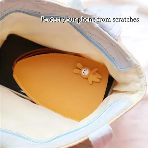 Vista 5 de RJDJ Bolso de la llave del cuero de la PU de las frutas lindas, creativo extraíble lindo caso de la llave del coche de la gran capacidad, bolso