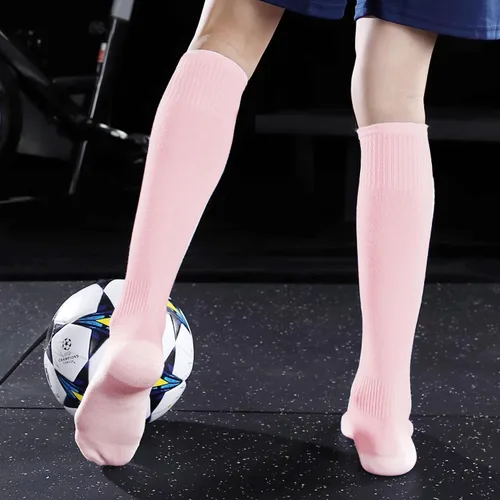 Vista 6 de GRAPMKTG 3 pares de calcetines de fútbol de fútbol para jóvenes, calcetines de béisbol y sóftbol para mujeres y hombres y niñas