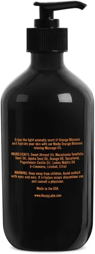 Vista 7 de Aceite de masaje flor de naranja de Nooky Con Jojoba y aceites esenciales. Para un masaje sensual, 16 oz