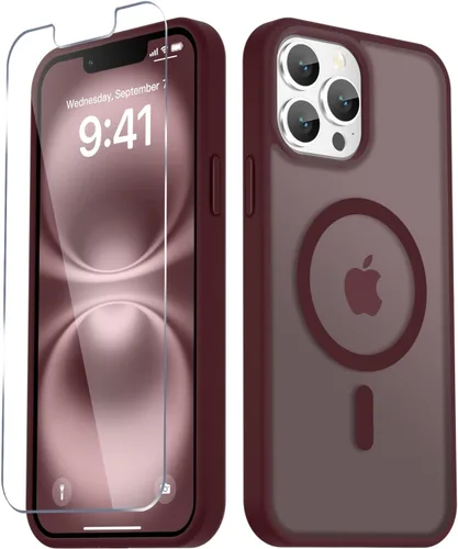 Vista 1707 de Funda para Google Pixel 10 Pro XL, cubierta magnética mate, color negro Fit for MagSafe, Screen Protector included, Shockproof Military Grade