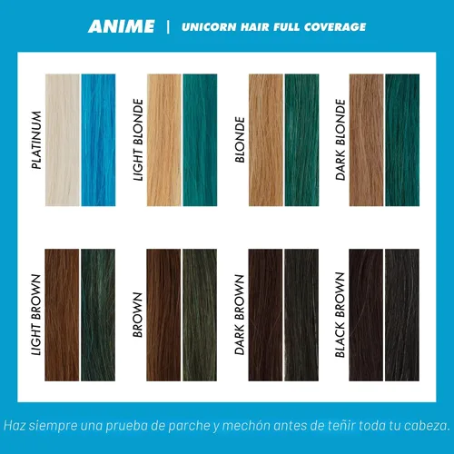 Vista 5 de Lime Crime Tinte para el cabello de cobertura completa de unicornio, anime