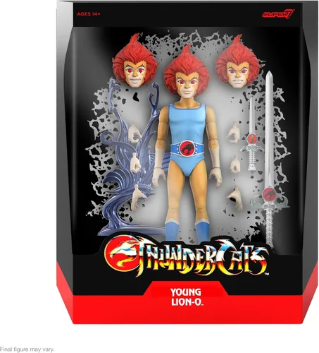 Vista 11 de Super7 ULTIMATES! Thundercats León-O (Espejo) - Figura de acción de Thundercats de 7" con accesorios, coleccionables clásicos de dibujos animados