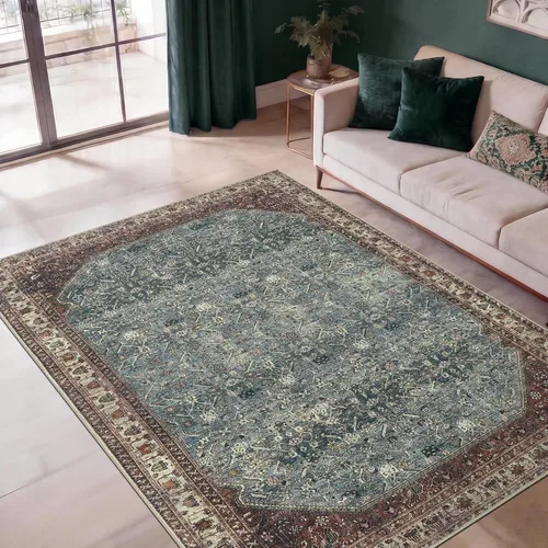 Vista 58 de Keen Home Design - Tapete lavable a máquina con respaldo antideslizante, para entrada, cocina, baño, lavandería, vintage de pelo orto y duradero