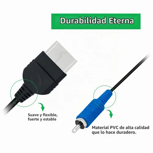 Vista 6 de Mcbazel HDTV de alta definición componente de TV compuesto AV Audio Video Cable para Classic Original Xbox sólo