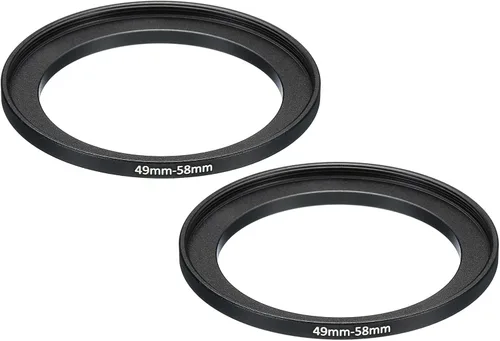 Vista 18 de PATIKIL Anillo elevador de metal de 1.594 in-1.693 in, paquete de 2 anillos adaptadores de filtro de lente de cámara, anillo adaptador de filtro