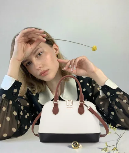 Vista 3 de LOVEVOOK Bolso para Mujer Pequeño Bolsos Cruzados Clásico Doble Cremallera Asa Superior Bolso Satchel Tipo Cúpula