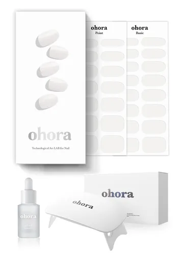 Vista 11 de ohora Tiras de uñas de gel semicuradas (N Clean Girl), color rosa, gelatina, funciona con cualquier lámpara UV/LED, calidad de salón, larga