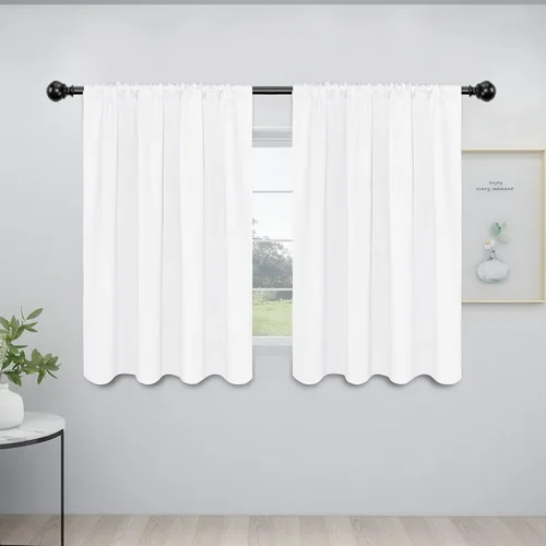 Vista 42 de Easy-Going - Cortinas opacas con bolsillo para varilla para dormitorio, cortinas de ventana para oscurecer la habitación para sala de estar