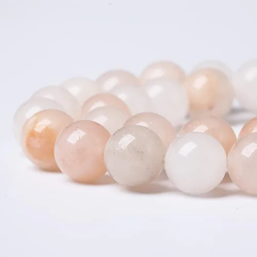 Vista 67 de 100 cuentas de piedra multicolor natural de 0.236 pulgadas (0.236 in), cuentas espaciadoras sueltas redondas para hacer pulseras, collares, aretes