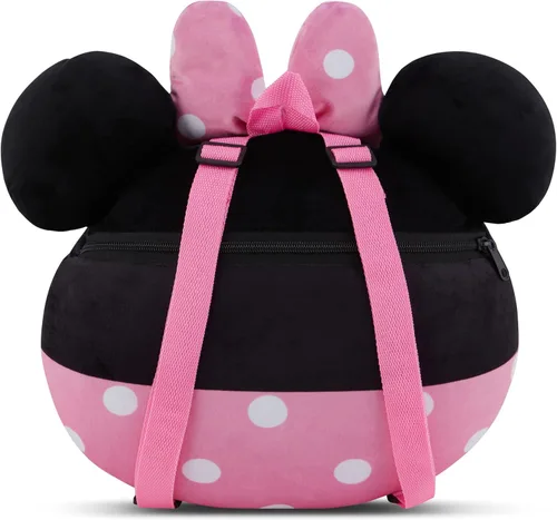 Vista 2 de Mochila de almohada de Minnie Mouse Squishee - Minnie y Mickey Mouse - Mochila de almohada de nube súper suave de Minnie Mouse Squishee, Rosado