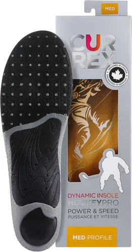 Vista 7 de CURREX HockeyPro Plantillas para patines de hockey y patinaje sobre hielo - Soporte de arco dinámico 3D para mejorar la estabilidad - Construcción