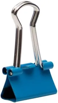 Vista 5 de JAM PAPER Clips para carpeta coloridos - Extra Pequeños - 3/5 Pulgadas (15 mm) - Clips para carpeta azules - 30/Paquete