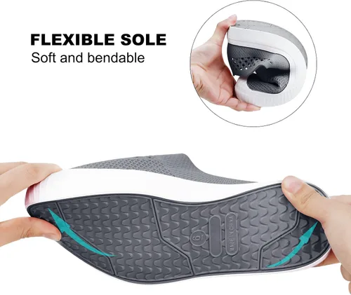 Vista 5 de Women Water Shoes Garden Clogs Quick-Dry Water Gardening Shoes for Lightweight Breathable Beach Sandals for Swim
