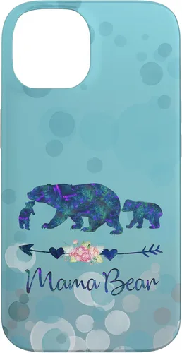 Vista 4 de iPhone 12 Pro Max - Carcasa para iPhone 12, diseño floral, color azul claro