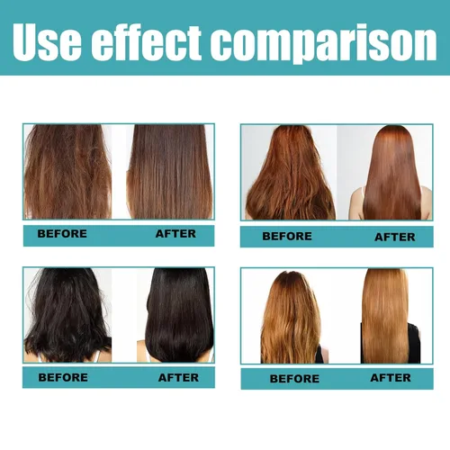 Vista 7 de Maigoole - Crema para alisar el cabello, crema alisadora de proteínas de seda y brillo para cabello rizado (2 unidades)