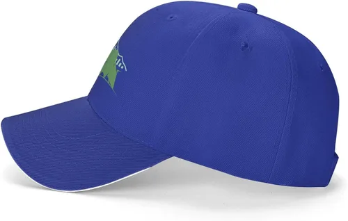 Vista 3 de Gorra de béisbol ajustable negra para hombres y mujeres