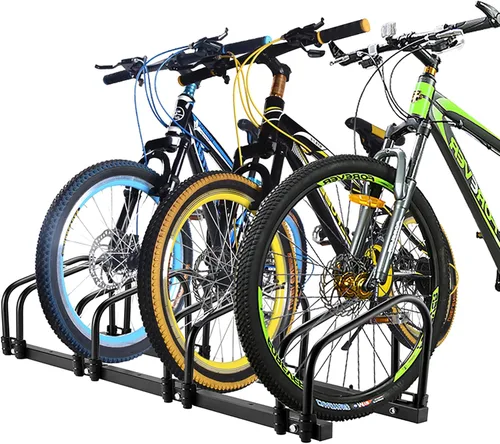 Vista 2 de Soporte para bicicleta, 4 bicicletas, 2.4 pulgadas de ancho para la mayoría de las bicicletas
