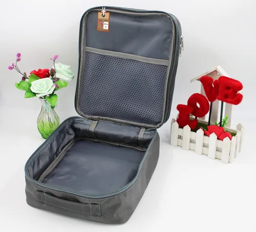 Vista 9 de atorakushon Bolsa organizadora de viaje para zapatos, impermeable, portátil, bolsa de almacenamiento para zapatos con capacidad para 3 pares