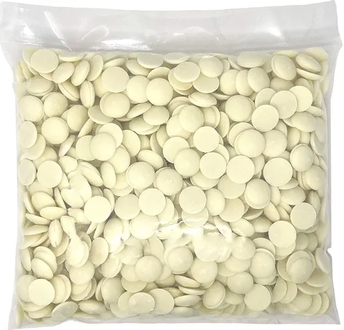 Vista 8 de Merckens – Obleas de chocolate blanco, para cobertura de chocolate derretido, 5 libras