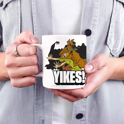 Vista 363 de Trend Setters Friends the Television Show – 25 años – Mercancía oficial – Taza de café o té de cerámica blanca de 11 onzas – perfecta para regalar