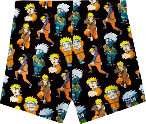 Vista 3 de Shippuden - Traje de baño de anime para niños, traje de baño de personaje de manga 3D, con gráficos de dibujos animados en 3D, conjunto de camiseta