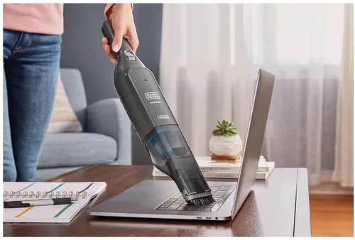 Vista 7 de BLACK+DECKER Dustbuster® AdvancedClean™ Aspiradora de mano inalámbrica delgada, 12 V máx. (HLVC320J01)