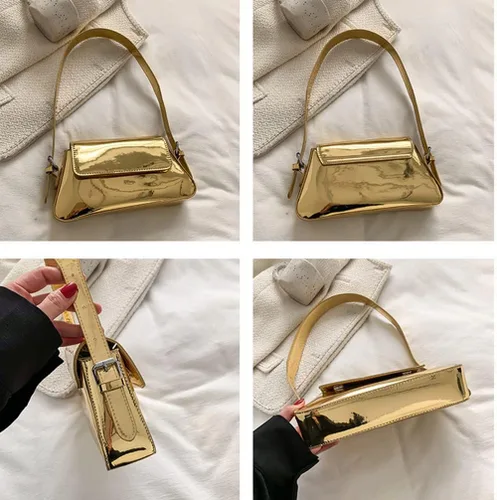 Vista 8 de Bolso de noche para mujer, Y2k, plateado, bolso hobo, bolso de mano, bolso de mano, bolso de mano, bolso de fiesta, bolso de mano, bolsos cruzados