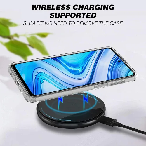 Vista 5 de CHUANG Funda para teléfono Xiaomi Redmi Note 9S / Note 9 Pro/Note 9 Pro Max, fundas laterales de silicona y carcasa trasera de policarbonato duro